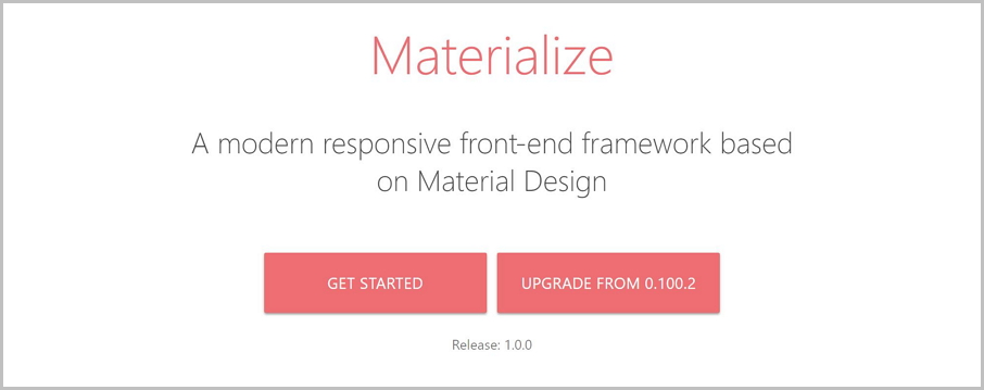 Materialize CSS – современный фронтенд-фреймворк, основанный на Material Design