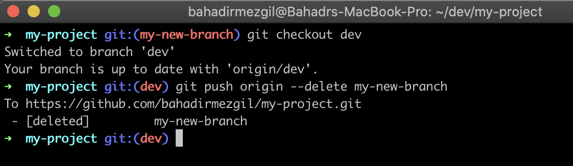 Как посмотреть файлы ветки git