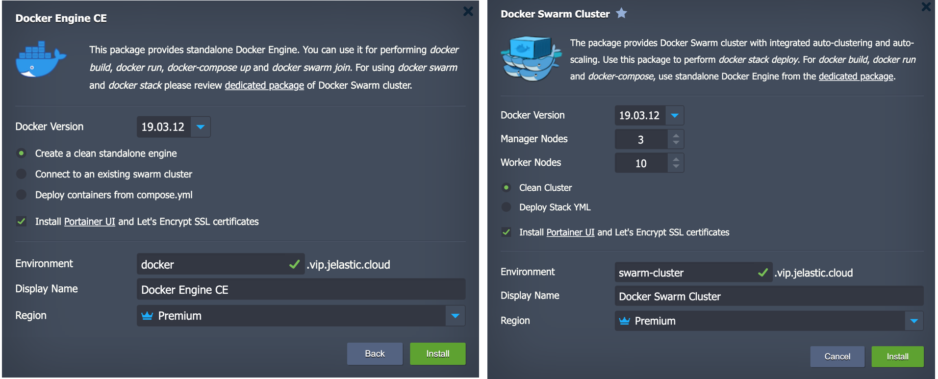 ΠΠ°ΡΡΡΠΎΠΉΠΊΠ° ΠΎΠΊΡΡΠΆΠ΅Π½ΠΈΠΉ Π΄Π»Ρ Docker Engine CE ΠΈ Docker Swarm Cluster