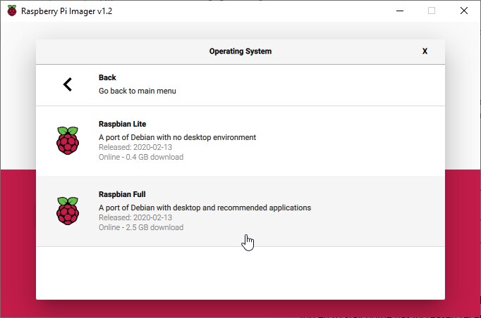 <b>Рис.3</b> Выберите полную версию (Raspbian Full)