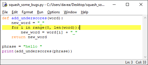 �� Найдите и исправьте ошибки в коде на Python: отладка с IDLE