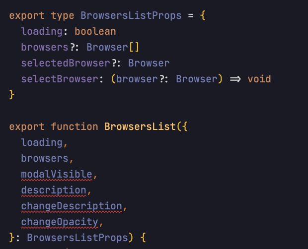 TypeScript указывает на некорректность сигнатуры при ее изменении