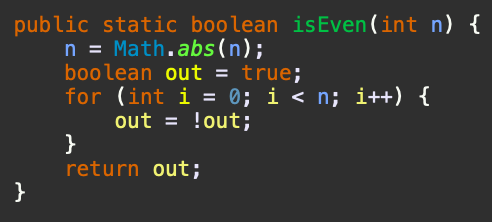 <a href="https://www.reddit.com/r/programminghorror/comments/faoxye/how_to_find_if_a_number_is_even_without_the_mod/" target="_blank" rel="noopener noreferrer nofollow">ΠΡΡΠΎΡΠ½ΠΈΠΊ</a>