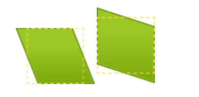 Деформация фрагмента за счет сдвига пикселей относительно друг друга