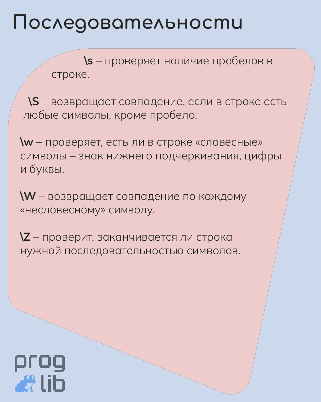 Последовательности Regex в Python