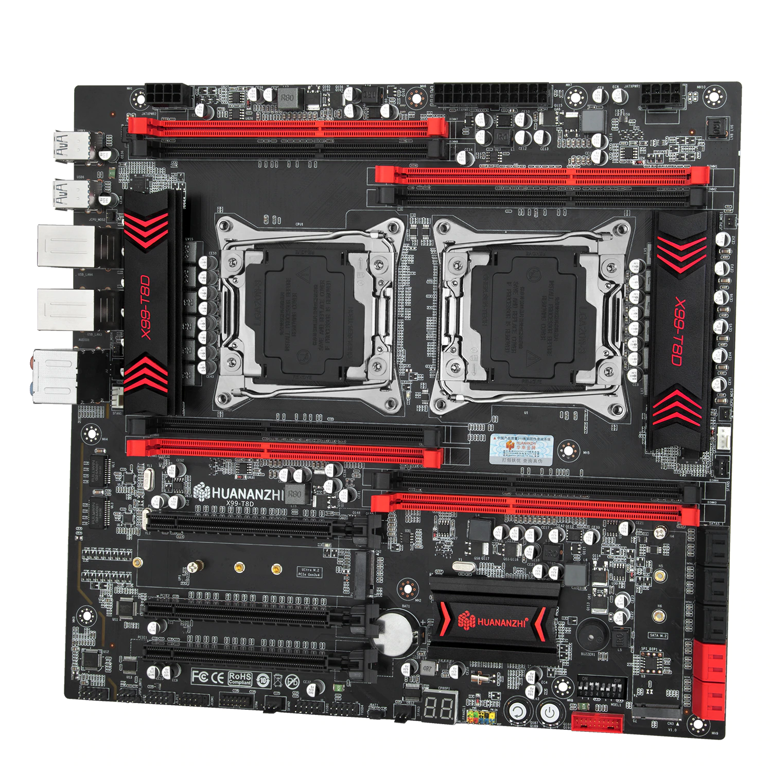 Материнская плата Huananzhi X99 Dual-T8D