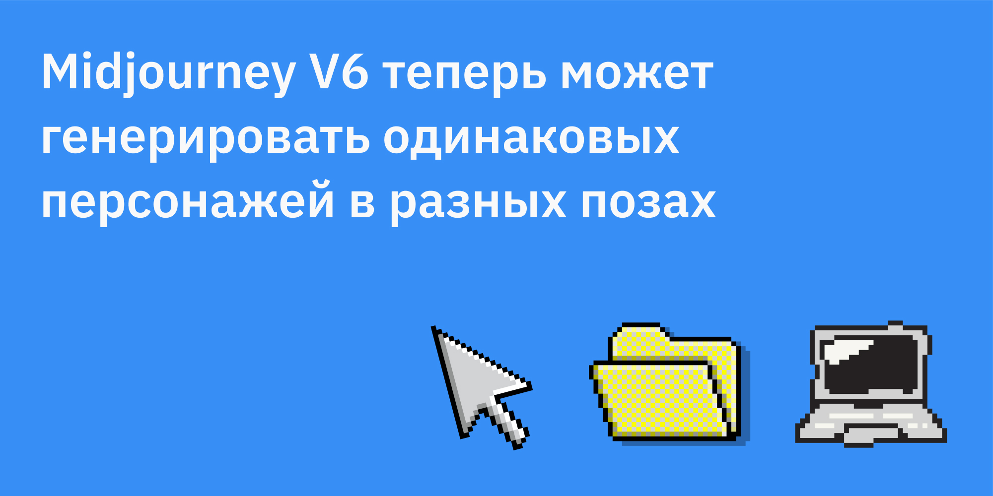 🆕 Midjourney V6 может генерировать одинаковых персонажей в разных позах