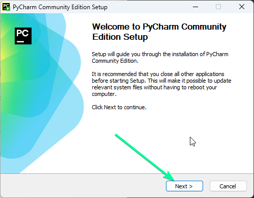 Установка PyCharm на Windows