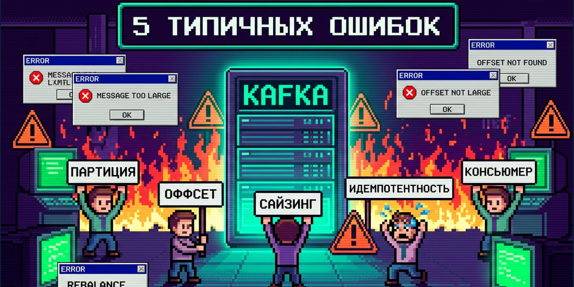 🕸️ Пять типичных ошибок при проектировании интеграции с помощью Kafka