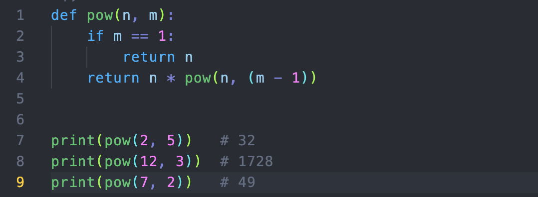Рекурсивные функции в Python