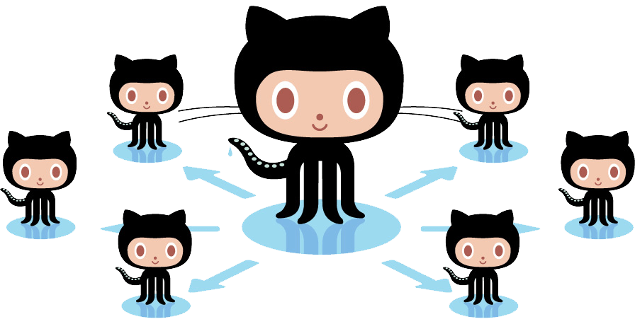Github runners. Github actions png. git котики.