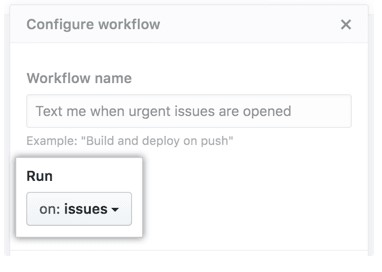 workflow issue